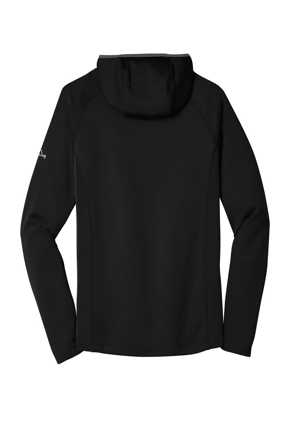 Eddie Bauer Mens Sport Pill Resistant Fleece Full Zip Hooded Jacket - Black  Exquisite Clothing Eddie-Bauer
