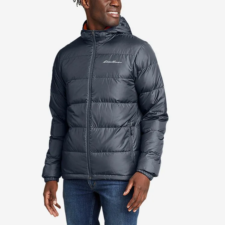 Eddie Bauer Men's Stratuslite Down Hoodie - Grey Eddie Bauer