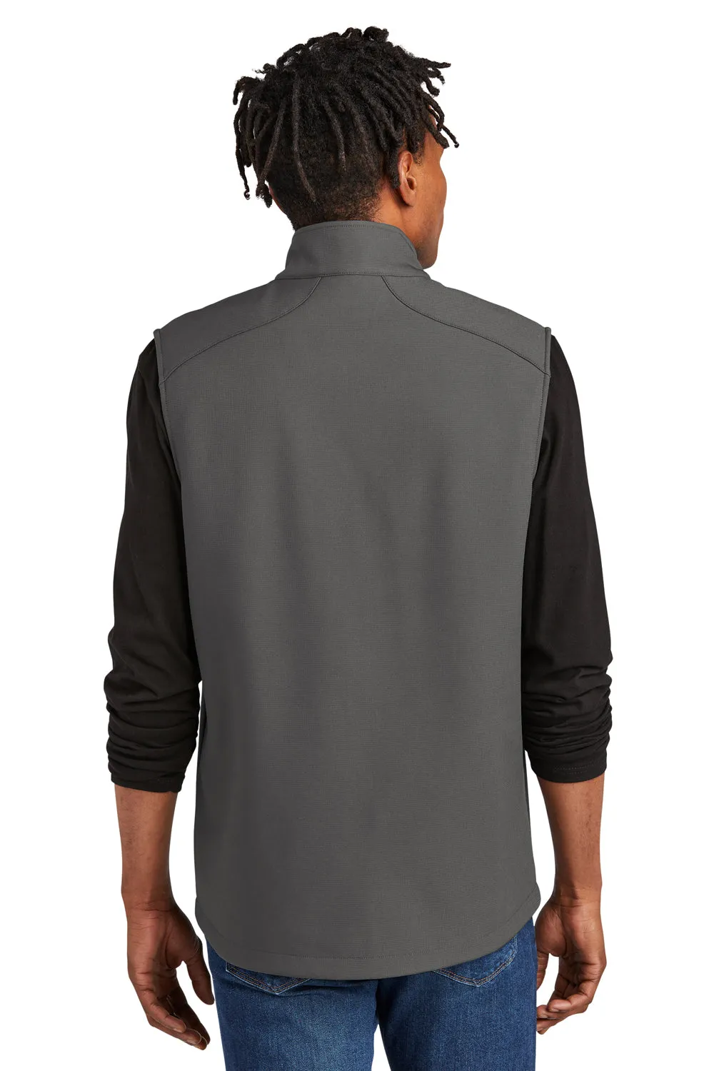 Eddie Bauer Mens Stretch Soft Shell Full Zip Vest - Iron Gate Grey  Exquisite Clothing Eddie-Bauer