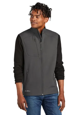 Eddie Bauer Mens Stretch Soft Shell Full Zip Vest - Iron Gate Grey  Exquisite Clothing Eddie-Bauer