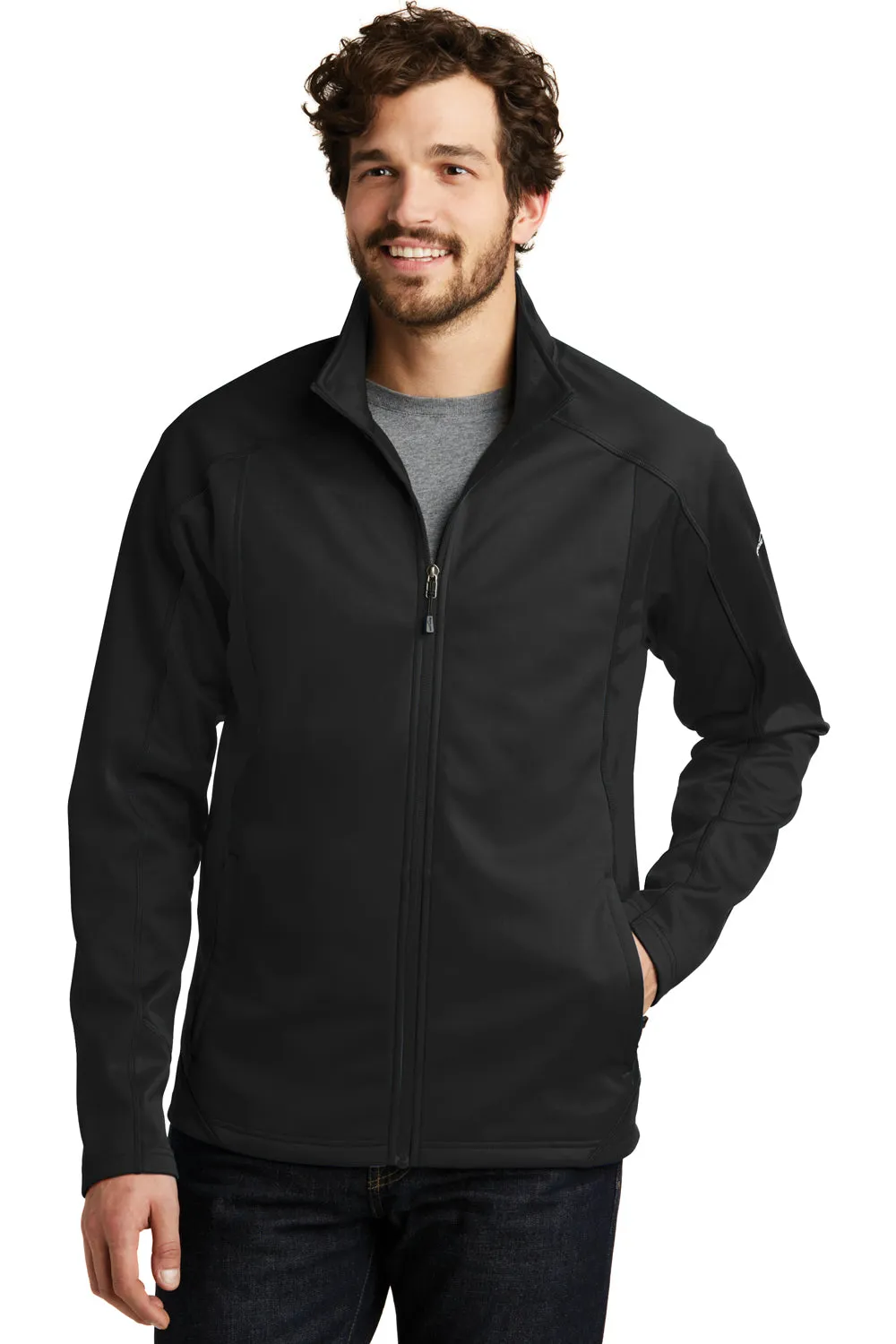 Eddie Bauer Mens Trail Water Resistant Full Zip Jacket - Black  Exquisite Clothing Eddie-Bauer