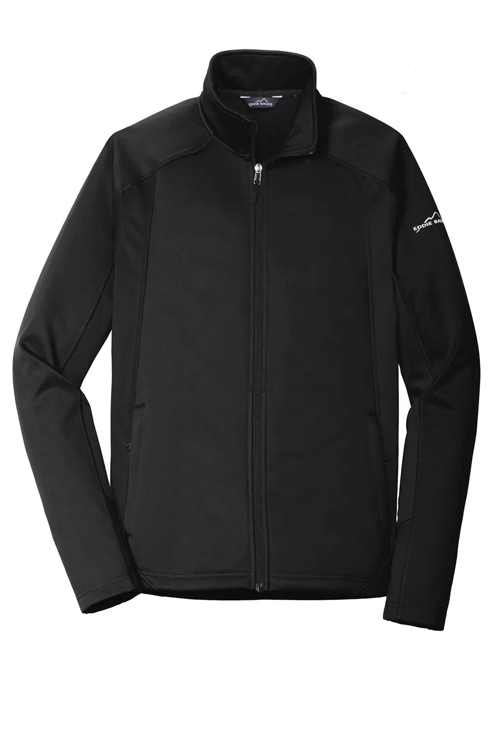 Eddie Bauer Mens Trail Water Resistant Full Zip Jacket - Black  Exquisite Clothing Eddie-Bauer