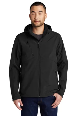 Eddie Bauer Mens Water Resistant Full Zip Hooded Jacket - Black  Exquisite Clothing Eddie-Bauer