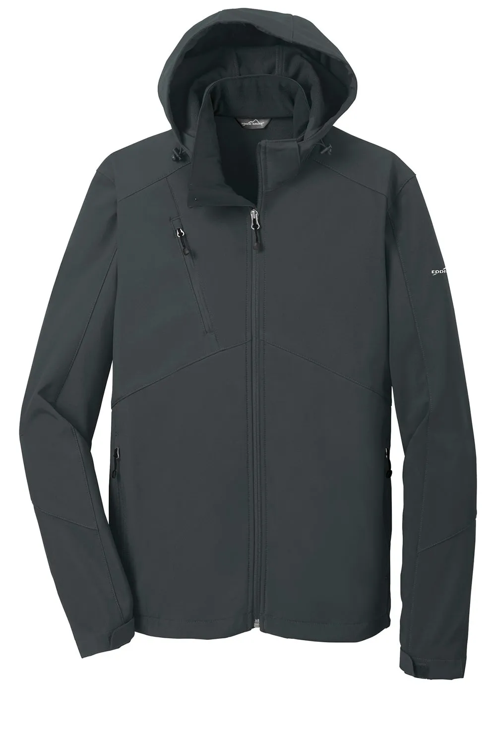 Eddie Bauer Mens Water Resistant Full Zip Hooded Jacket - Steel Grey  Exquisite Clothing Eddie-Bauer