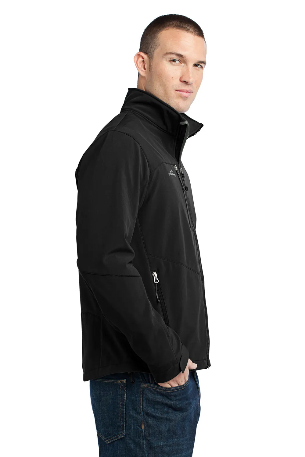 Eddie Bauer Mens Water Resistant Full Zip Jacket - Black  Exquisite Clothing Eddie-Bauer