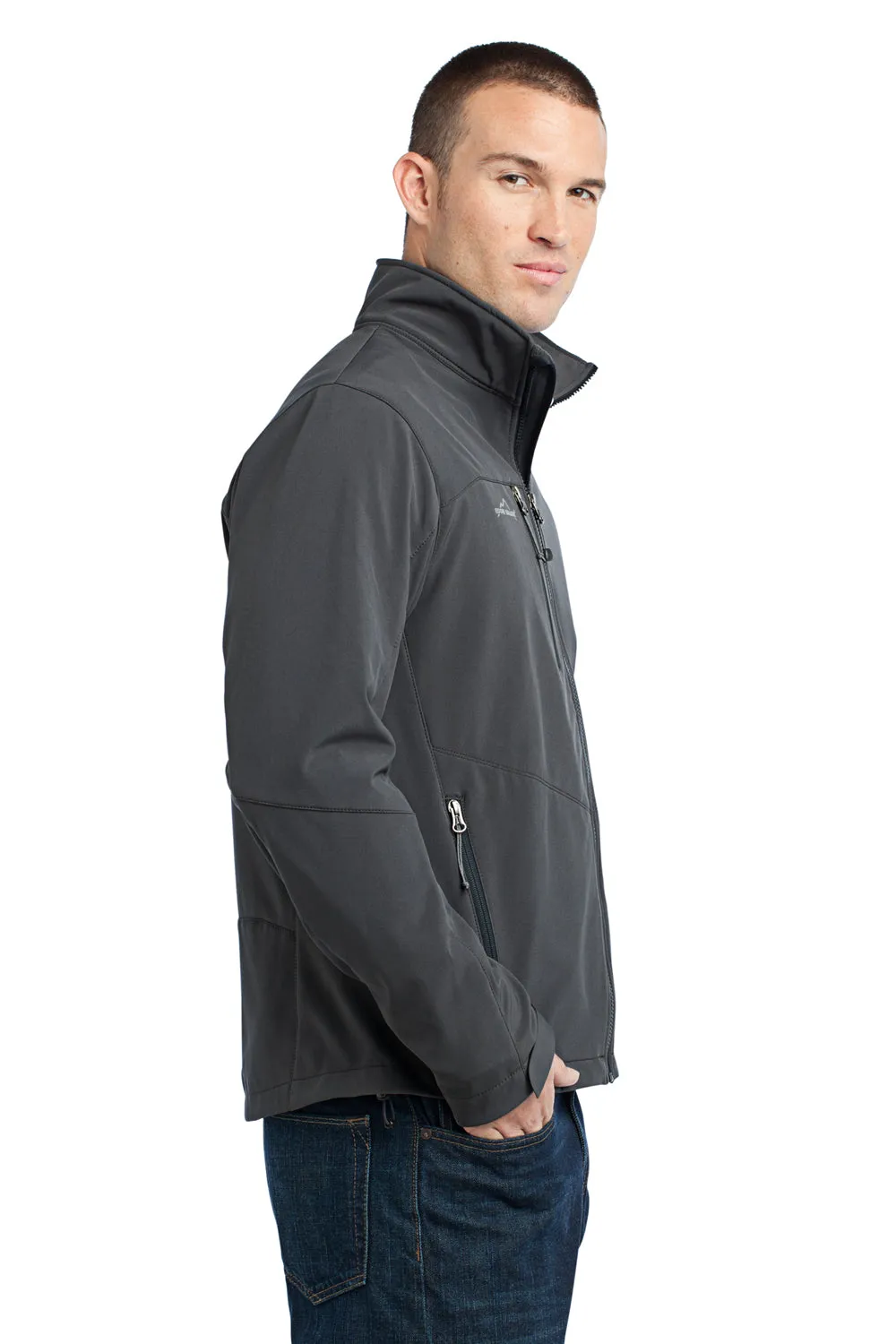Eddie Bauer Mens Water Resistant Full Zip Jacket - Steel Grey  Exquisite Clothing Eddie-Bauer