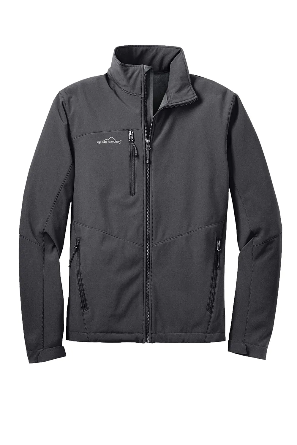 Eddie Bauer Mens Water Resistant Full Zip Jacket - Steel Grey  Exquisite Clothing Eddie-Bauer