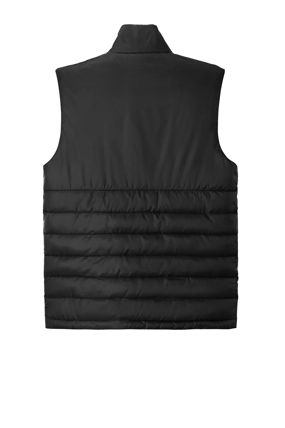 Eddie Bauer Mens Water Resistant Quilted Full Zip Vest - Deep Black  Exquisite Clothing Eddie-Bauer