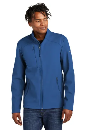 Eddie Bauer Mens Water Resistant Stretch Full Zip Soft Shell Jacket - Cobalt Blue  Exquisite Clothing Eddie-Bauer