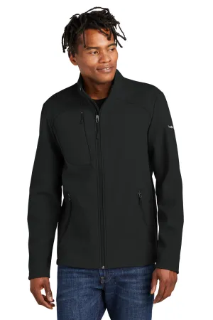 Eddie Bauer Mens Water Resistant Stretch Full Zip Soft Shell Jacket - Deep Black  Exquisite Clothing Eddie-Bauer