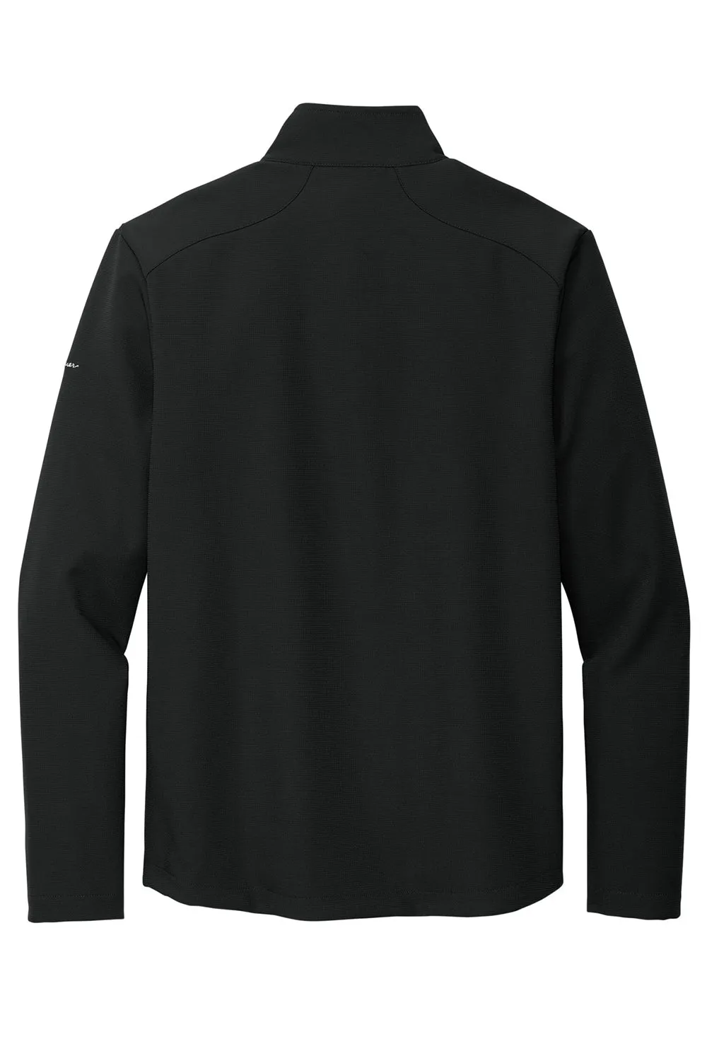 Eddie Bauer Mens Water Resistant Stretch Full Zip Soft Shell Jacket - Deep Black  Exquisite Clothing Eddie-Bauer