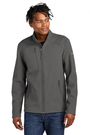 Eddie Bauer Mens Water Resistant Stretch Full Zip Soft Shell Jacket - Iron Gate Grey  Exquisite Clothing Eddie-Bauer