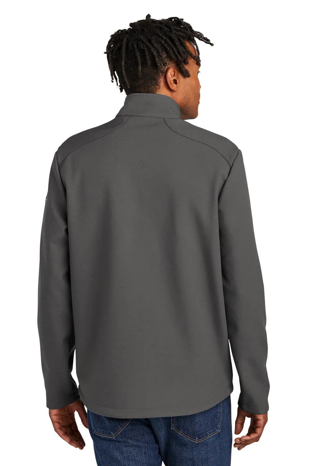 Eddie Bauer Mens Water Resistant Stretch Full Zip Soft Shell Jacket - Iron Gate Grey