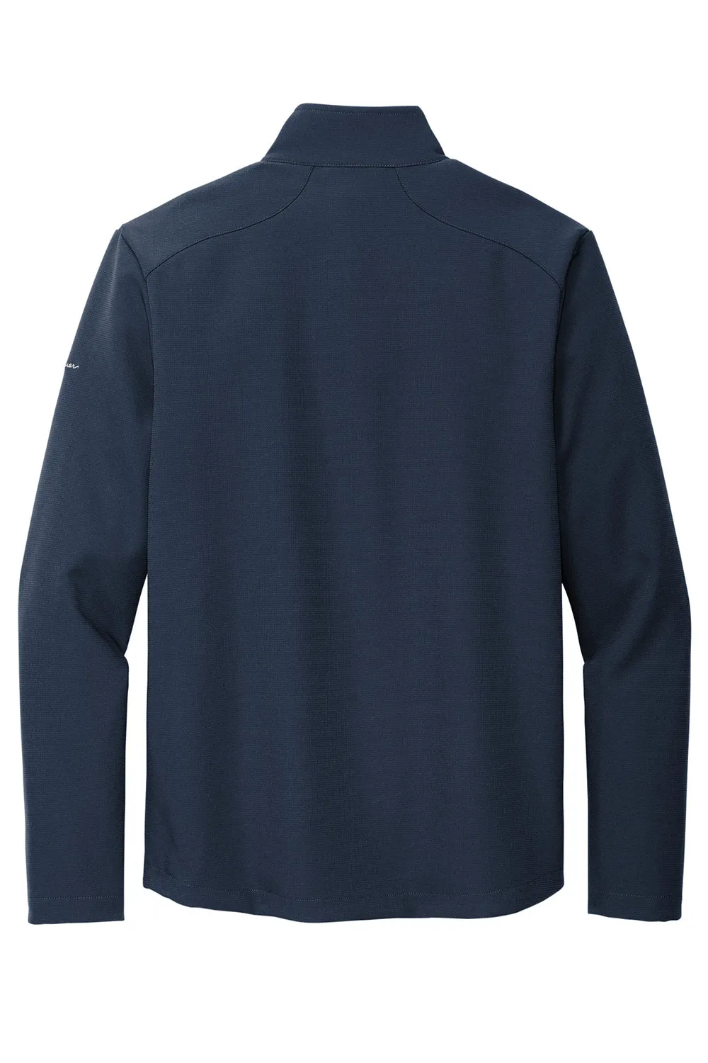 Eddie Bauer Mens Water Resistant Stretch Full Zip Soft Shell Jacket - River Navy Blue