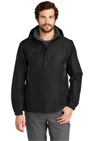 Eddie Bauer Mens Waterproof Full Zip Hooded Jacket - Black  Exquisite Clothing Eddie-Bauer