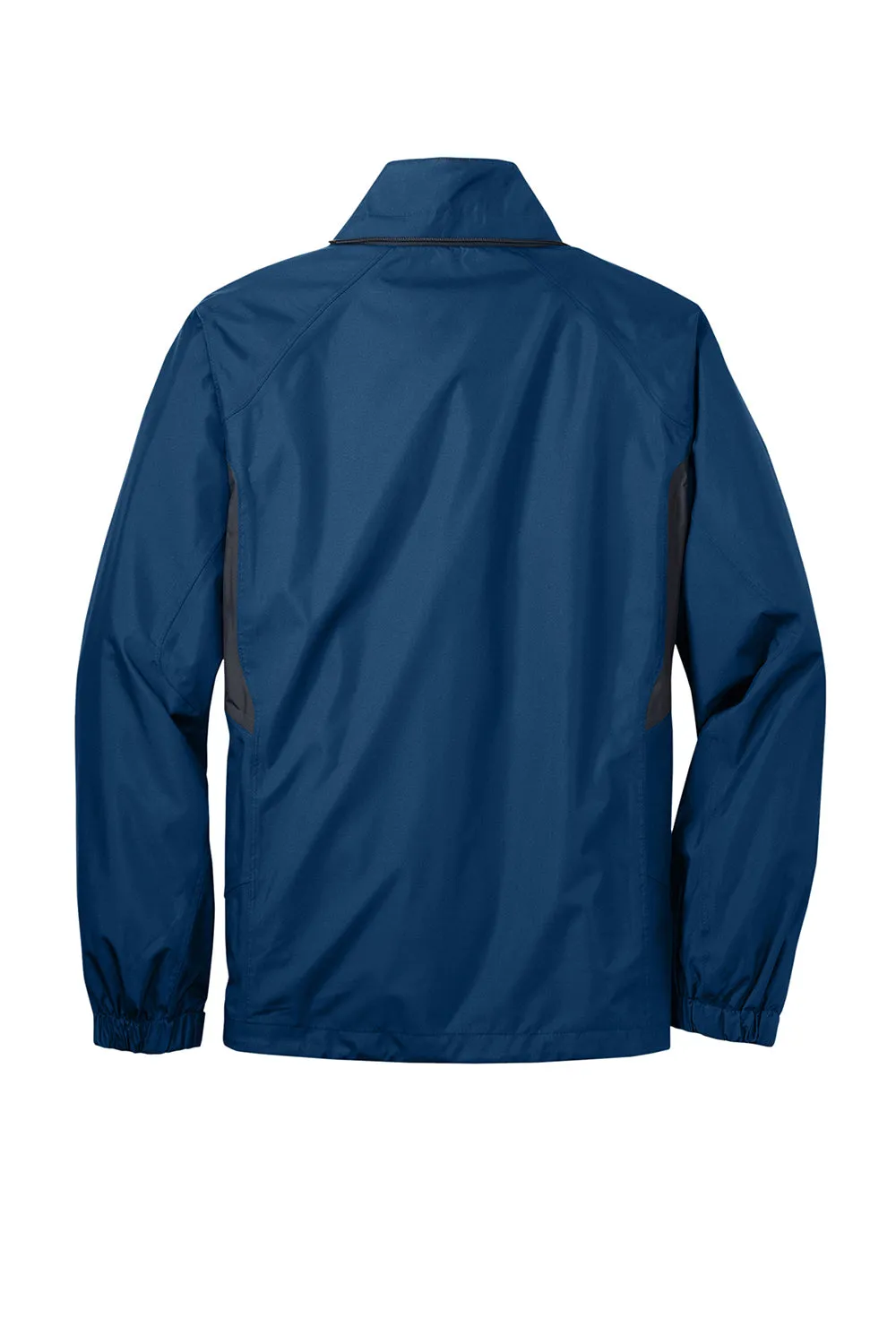 Eddie Bauer Mens Waterproof Full Zip Hooded Jacket - Deep Sea Blue  Exquisite Clothing Eddie-Bauer