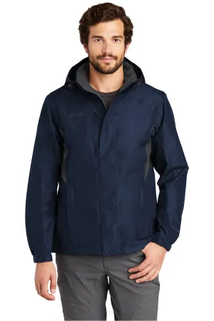 Eddie Bauer Mens Waterproof Full Zip Hooded Jacket - River Navy Blue  Exquisite Clothing Eddie-Bauer