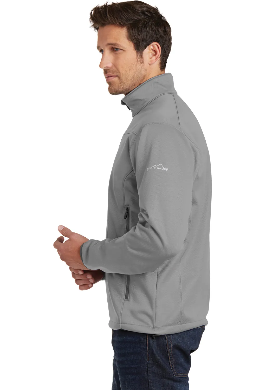 Eddie Bauer Mens Waterproof Full Zip Jacket - Chrome Grey