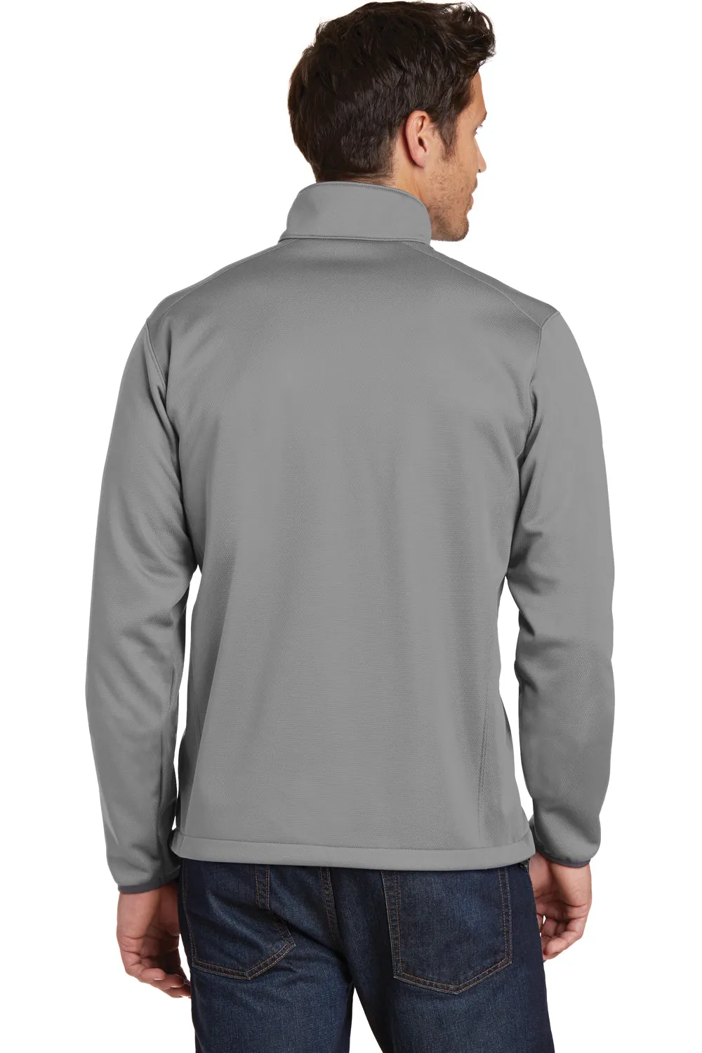 Eddie Bauer Mens Waterproof Full Zip Jacket - Chrome Grey