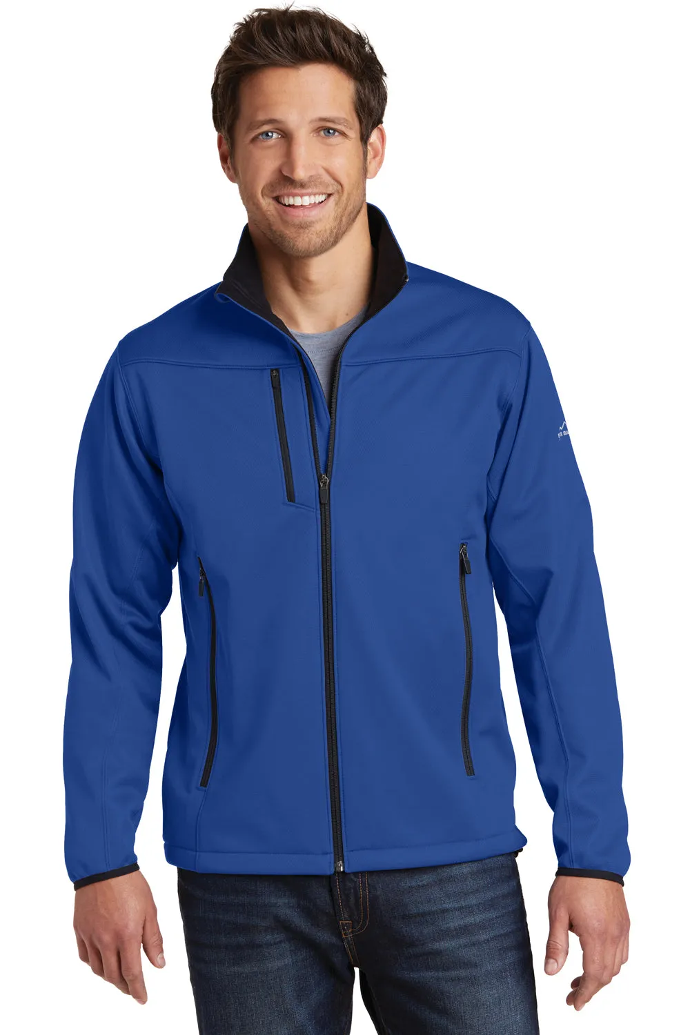 Eddie Bauer Mens Waterproof Full Zip Jacket - Cobalt Blue  Exquisite Clothing Eddie-Bauer