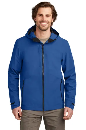 Eddie Bauer Mens WeatherEdge Plus Waterproof Full Zip Hooded Jacket - Cobalt Blue