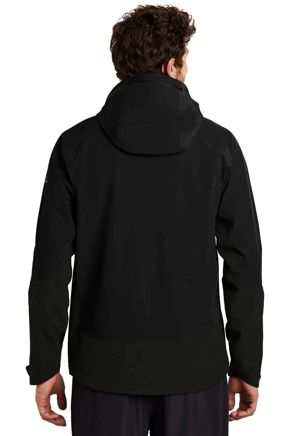 Eddie Bauer Mens WeatherEdge Waterproof Full Zip Hooded Jacket - Black