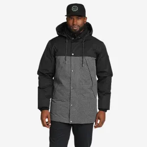 Eddie Bauer Men's Winter Coat Menoken Waterproof Down Parka Jacket - Black Eddie Bauer