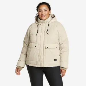 Eddie Bauer Plus Size Women's Frostine Down Jacket - Beige Eddie Bauer