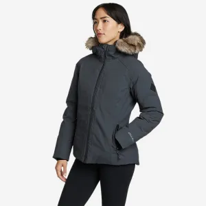 Eddie Bauer Plus Size Women's Olympia Waterproof Down Jacket - Grey Eddie Bauer