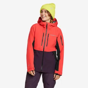 Eddie Bauer Women's BC Fineline Waterproof Rain Jacket - Ink Red Eddie Bauer