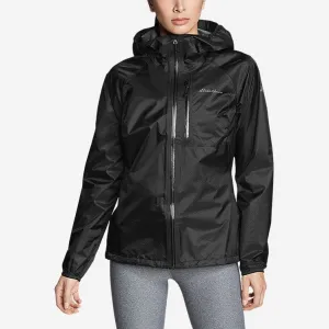Eddie Bauer Women's BC Uplift Waterproof Rain Jacket - Black Eddie Bauer