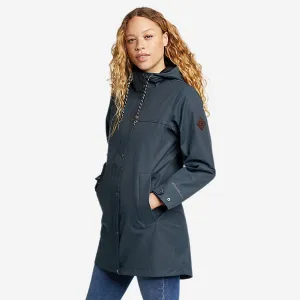 Eddie Bauer Women's Charly Parka Jacket Rain Coat - Grey Eddie Bauer