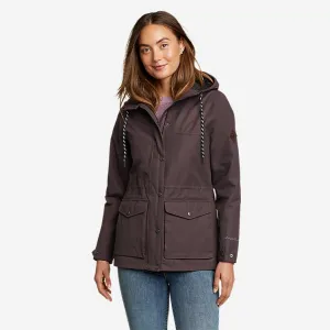 Eddie Bauer Women's Charly Waterproof Rain Jacket - Aubergine Eddie Bauer