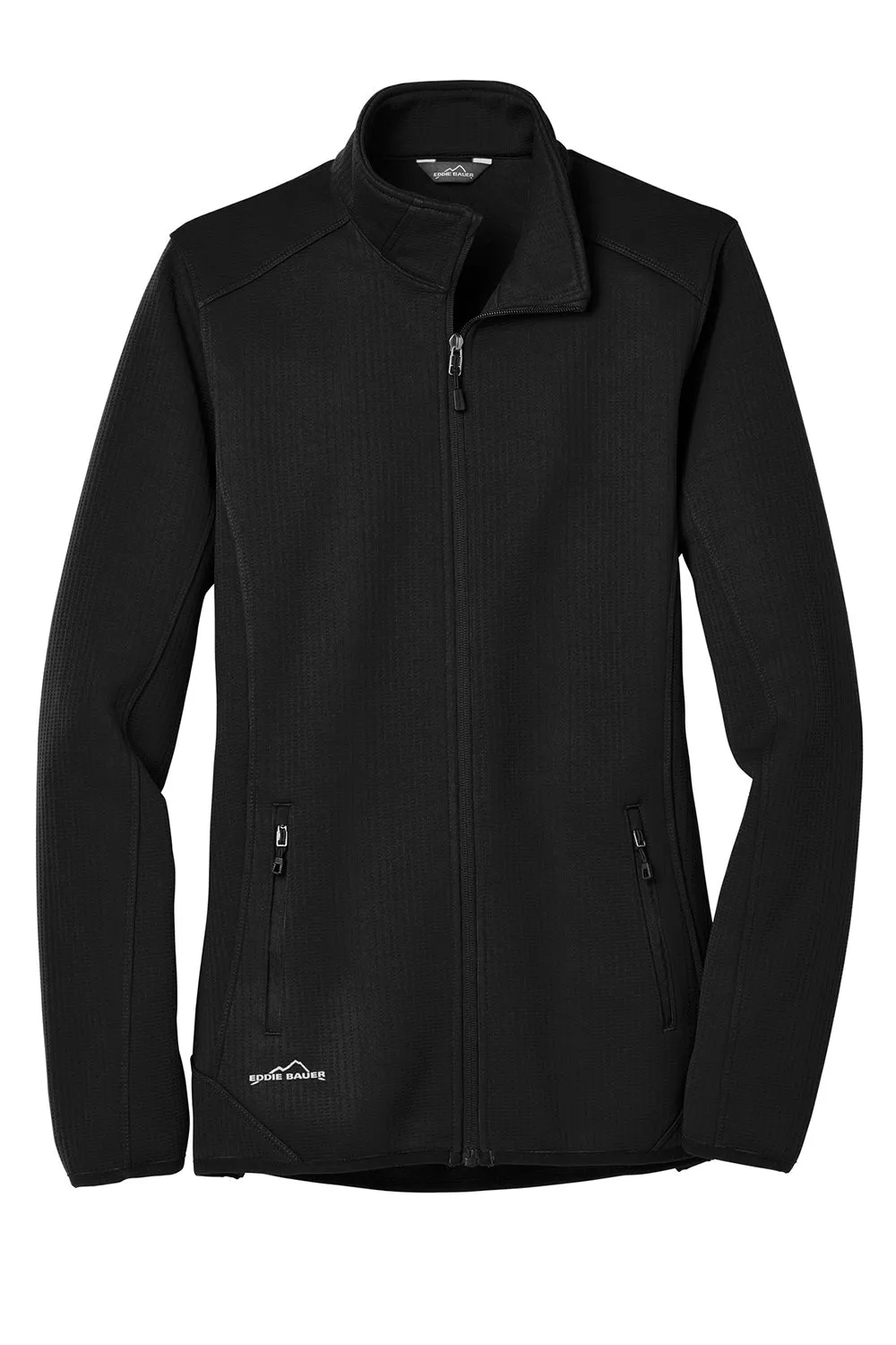 Eddie Bauer Womens Dash Pill Resistant Full Zip Jacket - Black