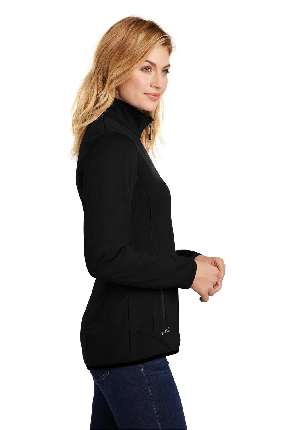 Eddie Bauer Womens Dash Pill Resistant Full Zip Jacket - Black