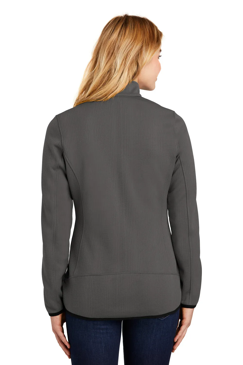 Eddie Bauer Womens Dash Pill Resistant Full Zip Jacket - Steel Grey  Exquisite Clothing Eddie-Bauer