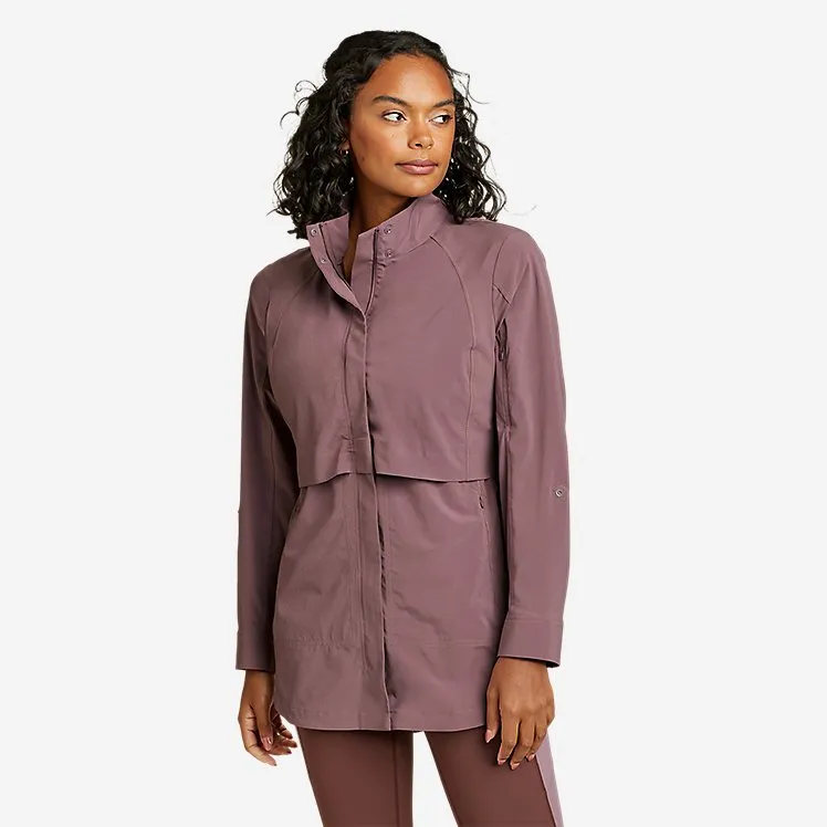 Eddie Bauer Women's Departure Lightweight Jacket - Dusty Violet Eddie Bauer
