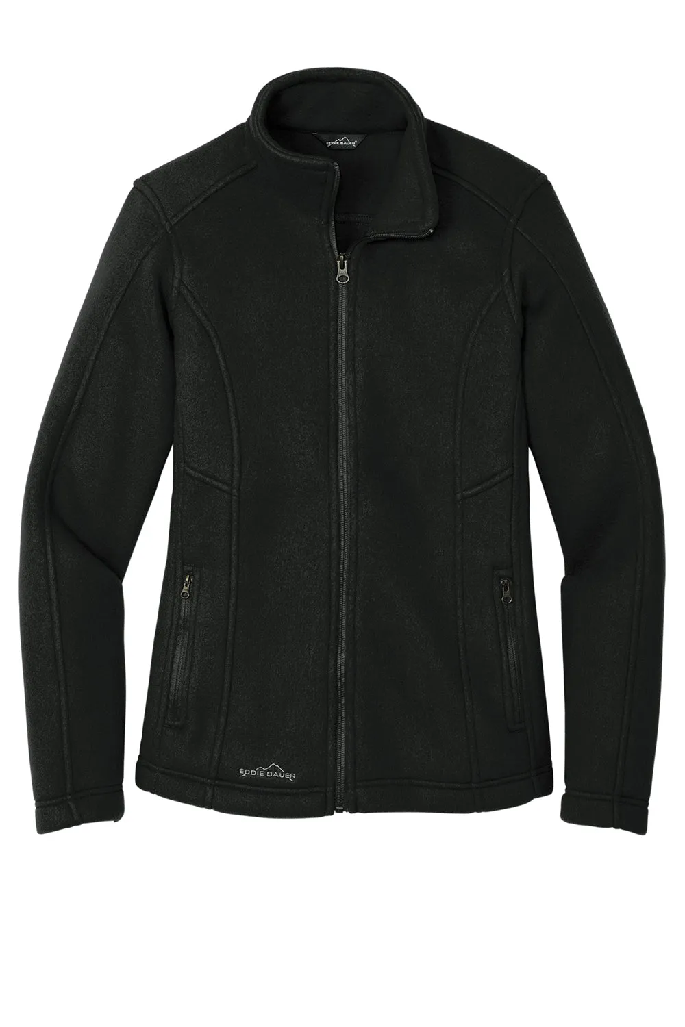Eddie Bauer Womens Full Zip Fleece Jacket - Black