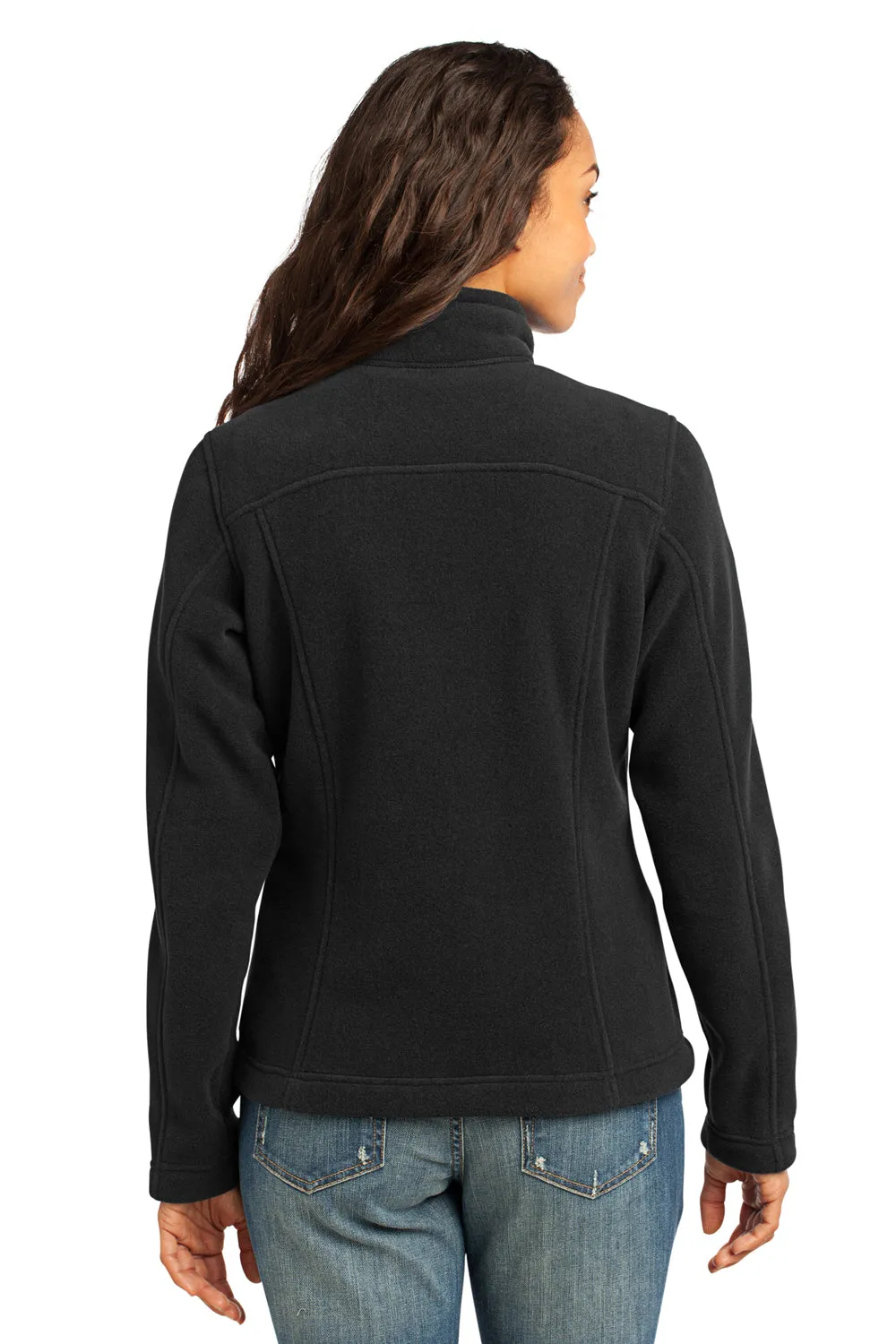 Eddie Bauer Womens Full Zip Fleece Jacket - Black