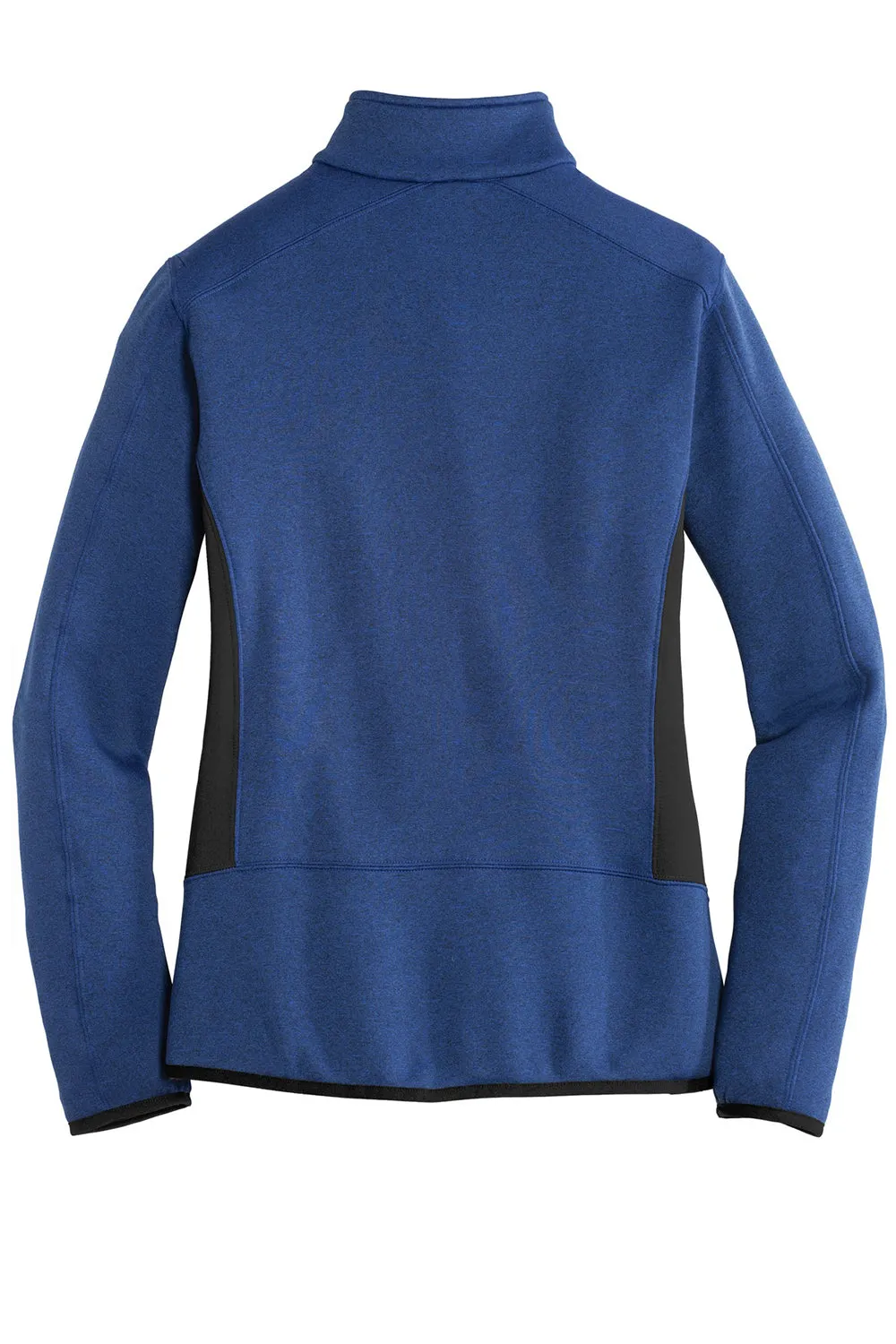 Eddie Bauer Womens Full Zip Fleece Jacket - Heather Blue  Exquisite Clothing Eddie-Bauer