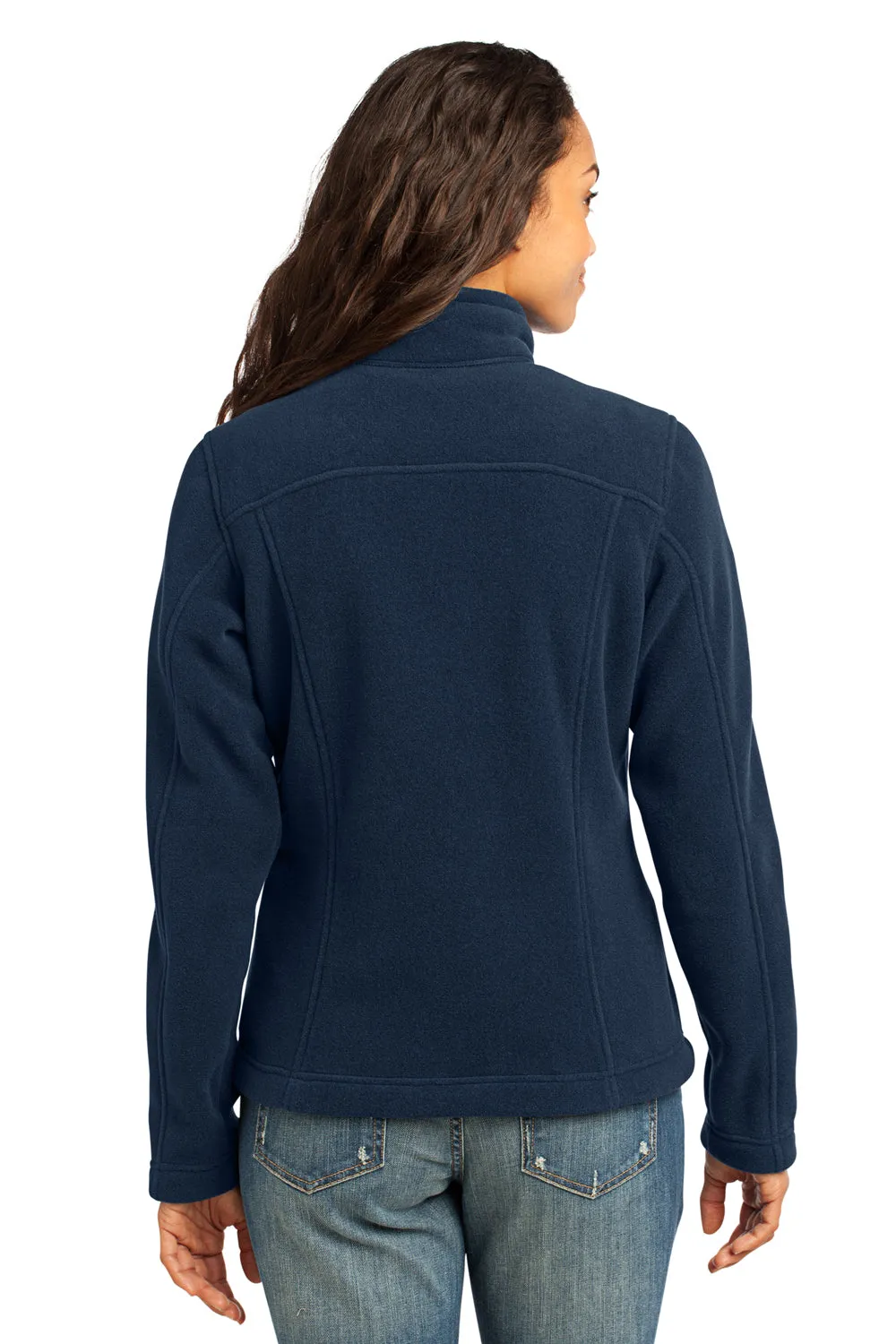 Eddie Bauer Womens Full Zip Fleece Jacket - River Navy Blue  Exquisite Clothing Eddie-Bauer
