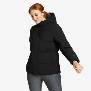 Eddie Bauer Women's Glacier Peak Down Hooded Jacket - Black Eddie Bauer