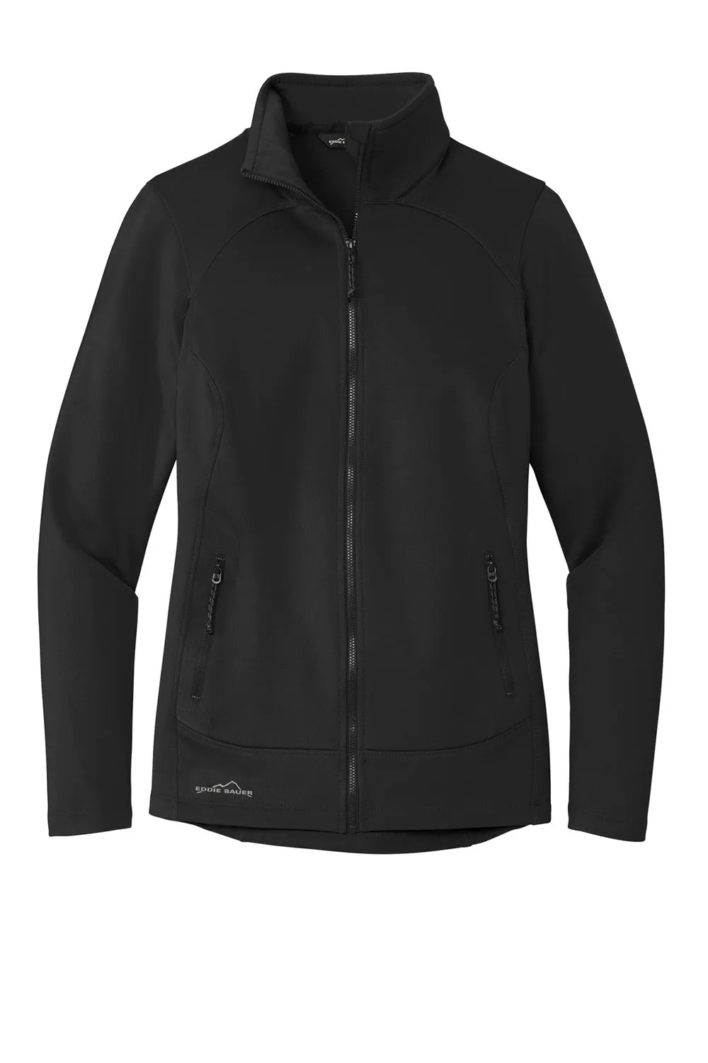 Eddie Bauer Womens Highpoint Pill Resistant Fleece Full Zip Jacket - Black  Exquisite Clothing Eddie-Bauer