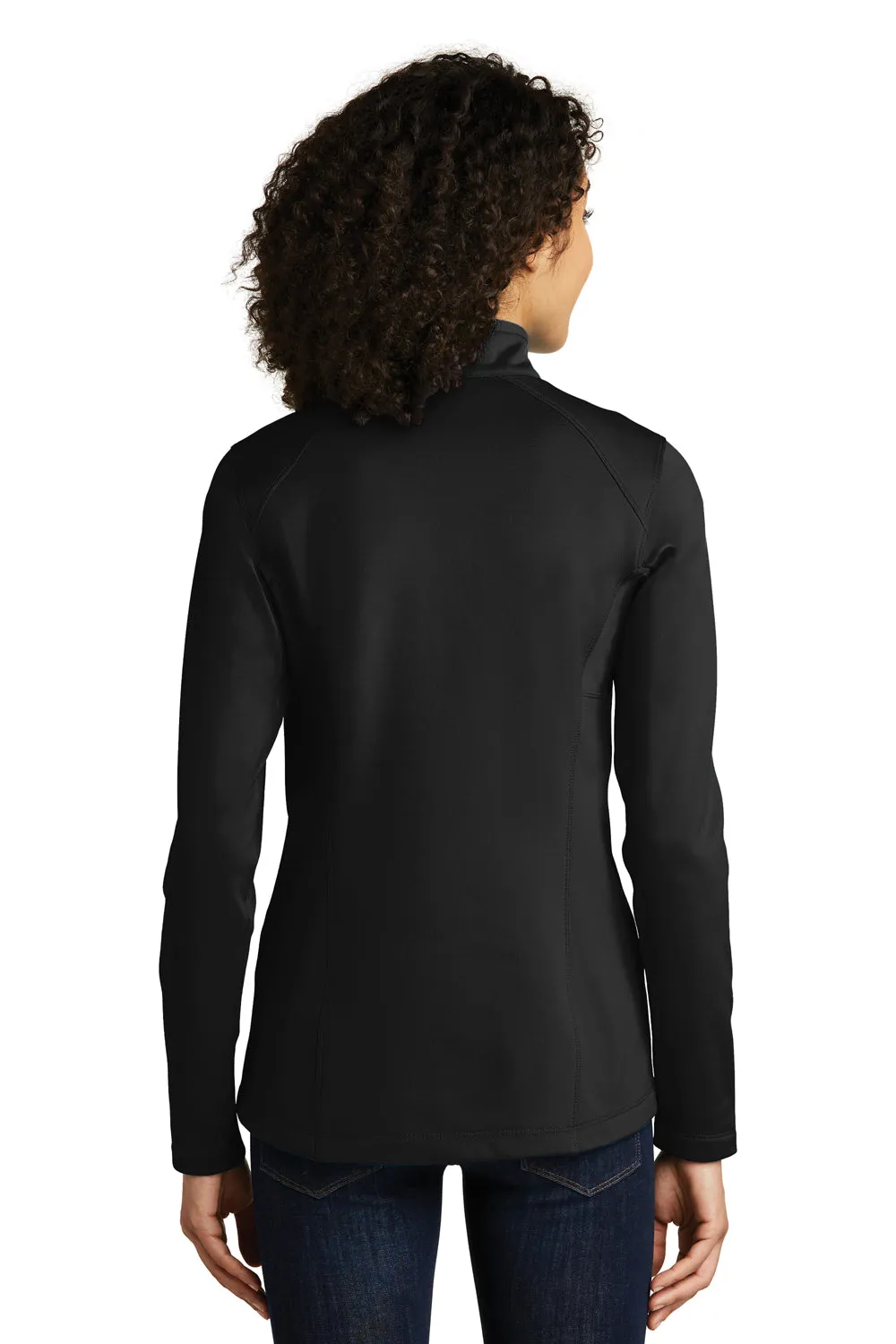 Eddie Bauer Womens Highpoint Pill Resistant Fleece Full Zip Jacket - Black  Exquisite Clothing Eddie-Bauer