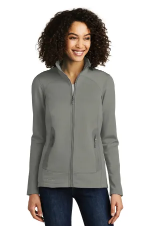 Eddie Bauer Womens Highpoint Pill Resistant Fleece Full Zip Jacket - Metal Grey
