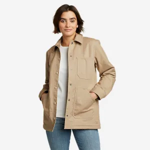 Eddie Bauer Women's Mountain Ops Shirt Jacket - Light Khaki Eddie Bauer