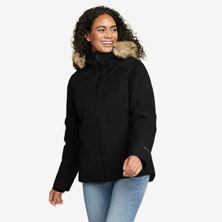 Eddie Bauer Women's Olympia Waterproof Down Jacket - Black Eddie Bauer