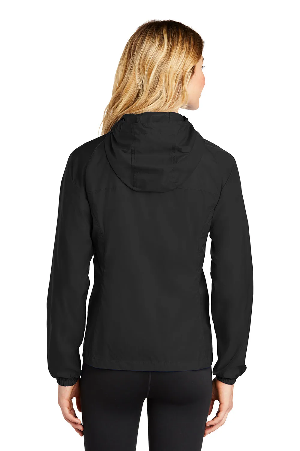 Eddie Bauer Womens Packable Wind Resistant Full Zip Hooded Jacket - Black  Exquisite Clothing Eddie-Bauer