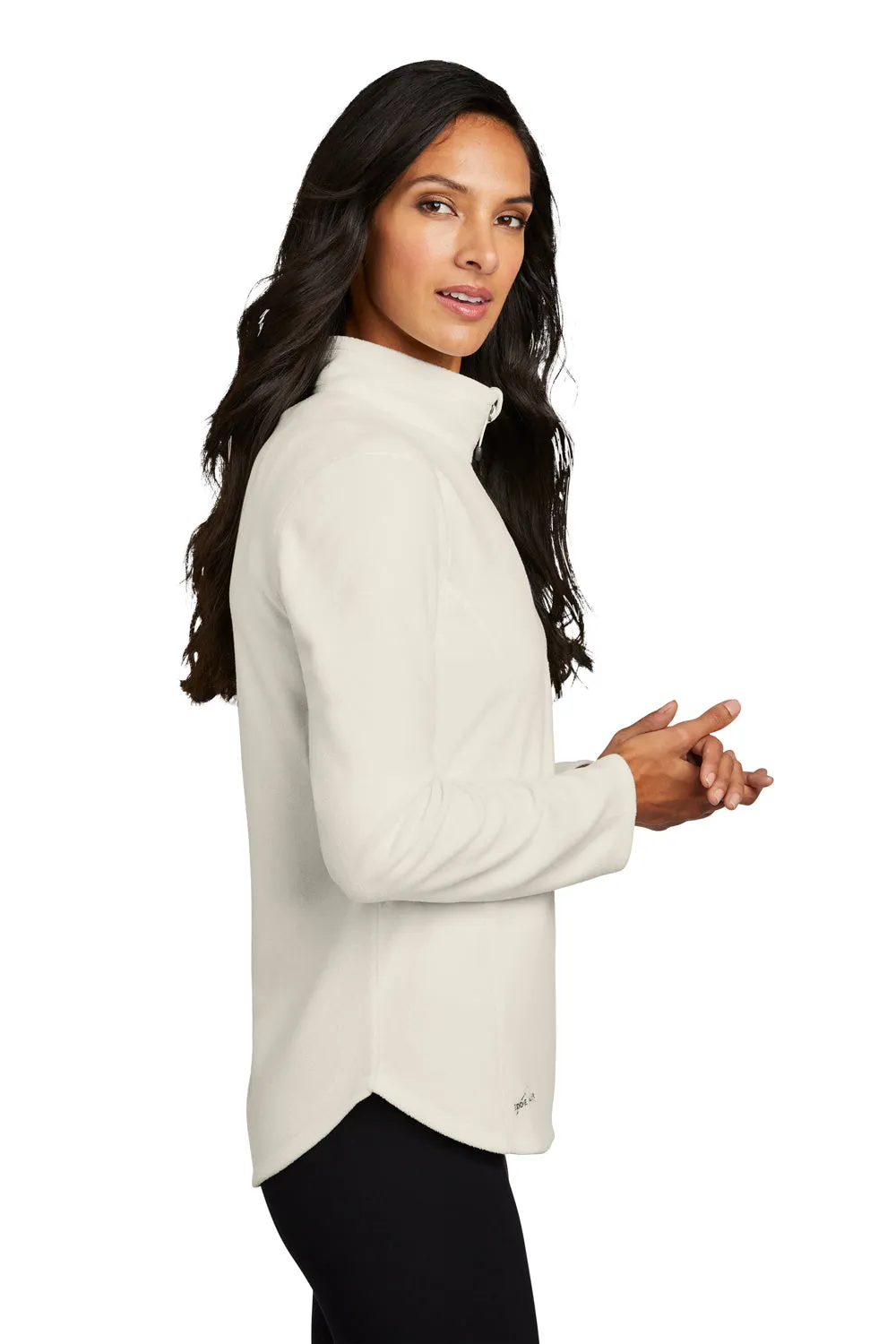 Eddie Bauer Womens Pill Resistant Microfleece 1/4 Zip Jacket - Ivory  Exquisite Clothing Eddie-Bauer