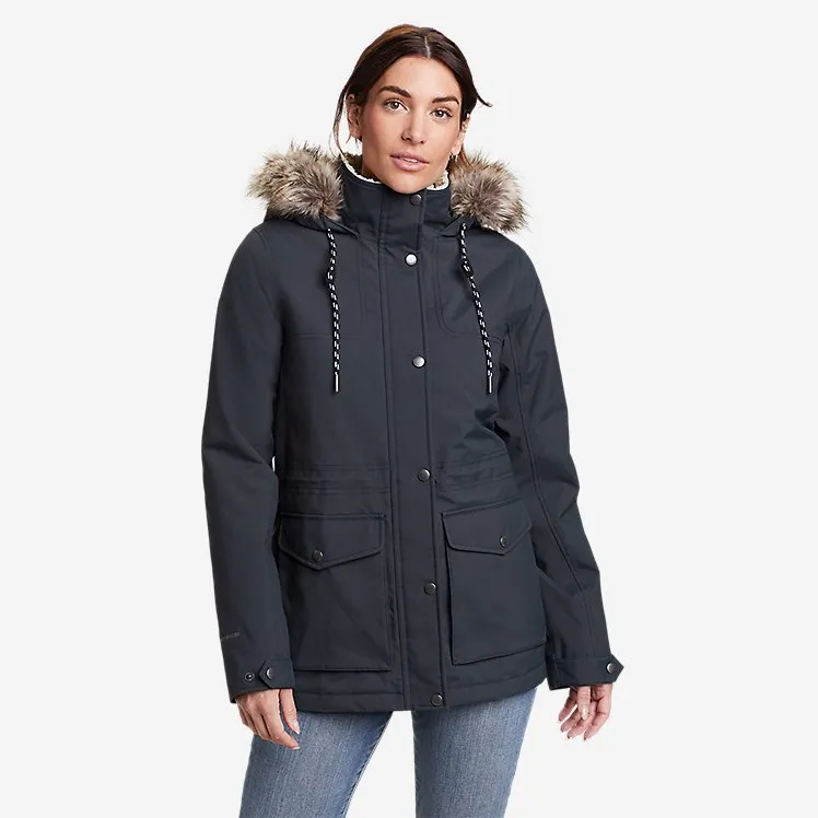 Eddie Bauer Women's Riley Insulated Jacket - Grey Eddie Bauer
